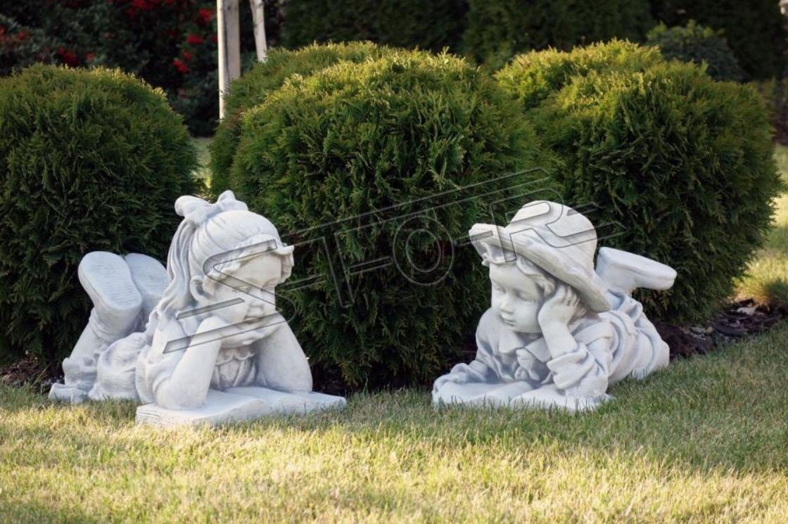 JVmoebel Skulptur 33cm Deko Skulptur Design Figur Garten Figuren Statuen 101143