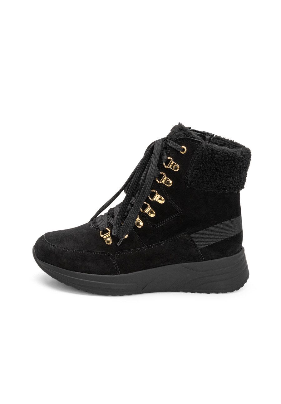 vitaform Damen Stiefeletten Samtziegenleder Stiefelette
