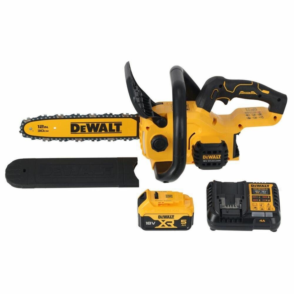 DeWalt Akku-Kettensäge DEWALT KETTENSÄGE 18V DCMCS565P1 30cm 1x5,0Ah