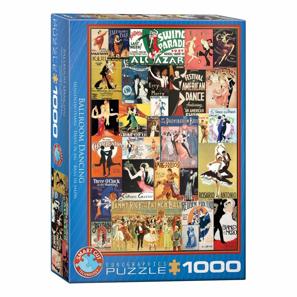 1000 Puzzle Puzzleteile Gesellschaftstanz, EUROGRAPHICS