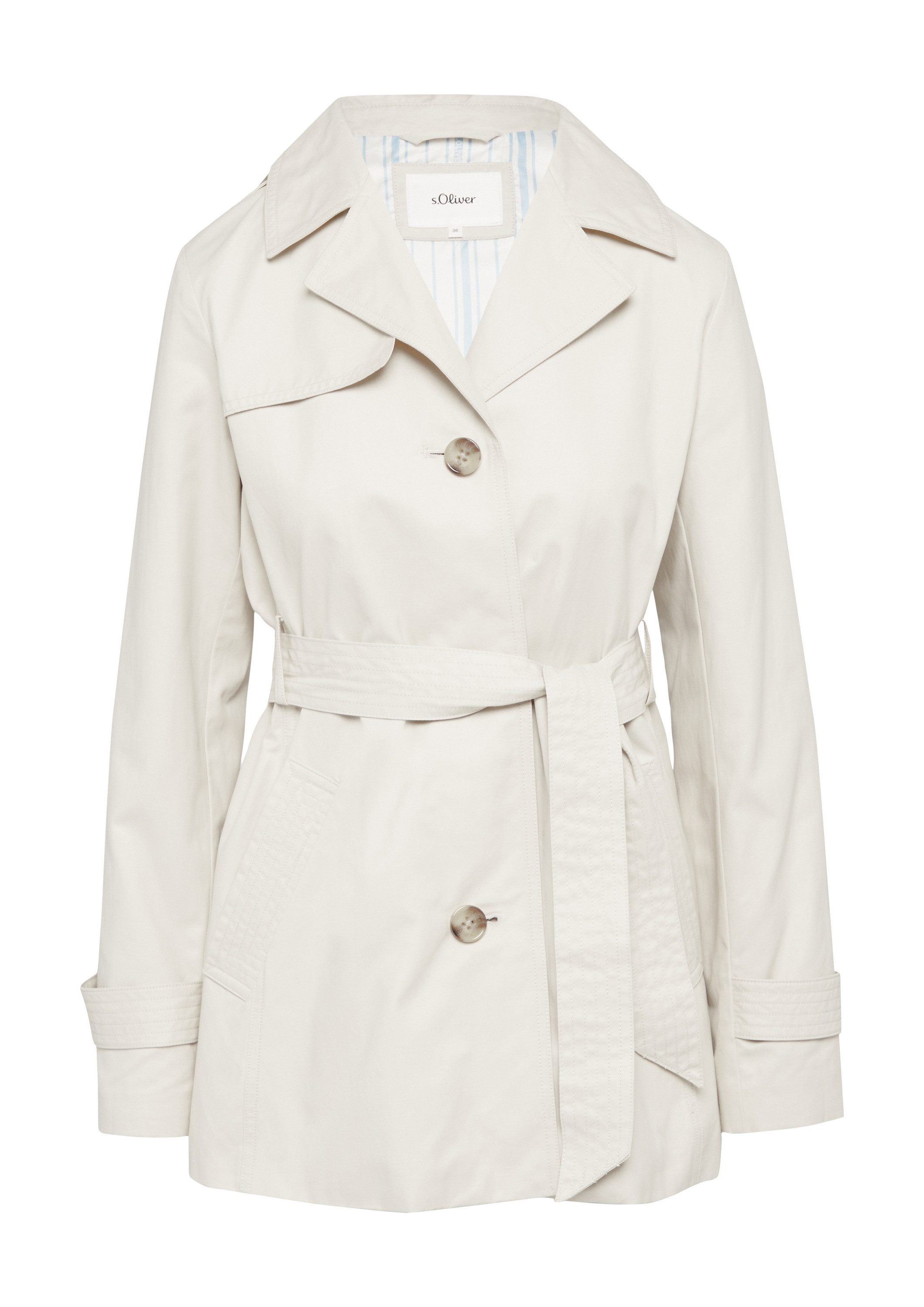 s.Oliver Funktionsjacke Outdoor-Jacke Kurzer Trench mit günstig online kaufen