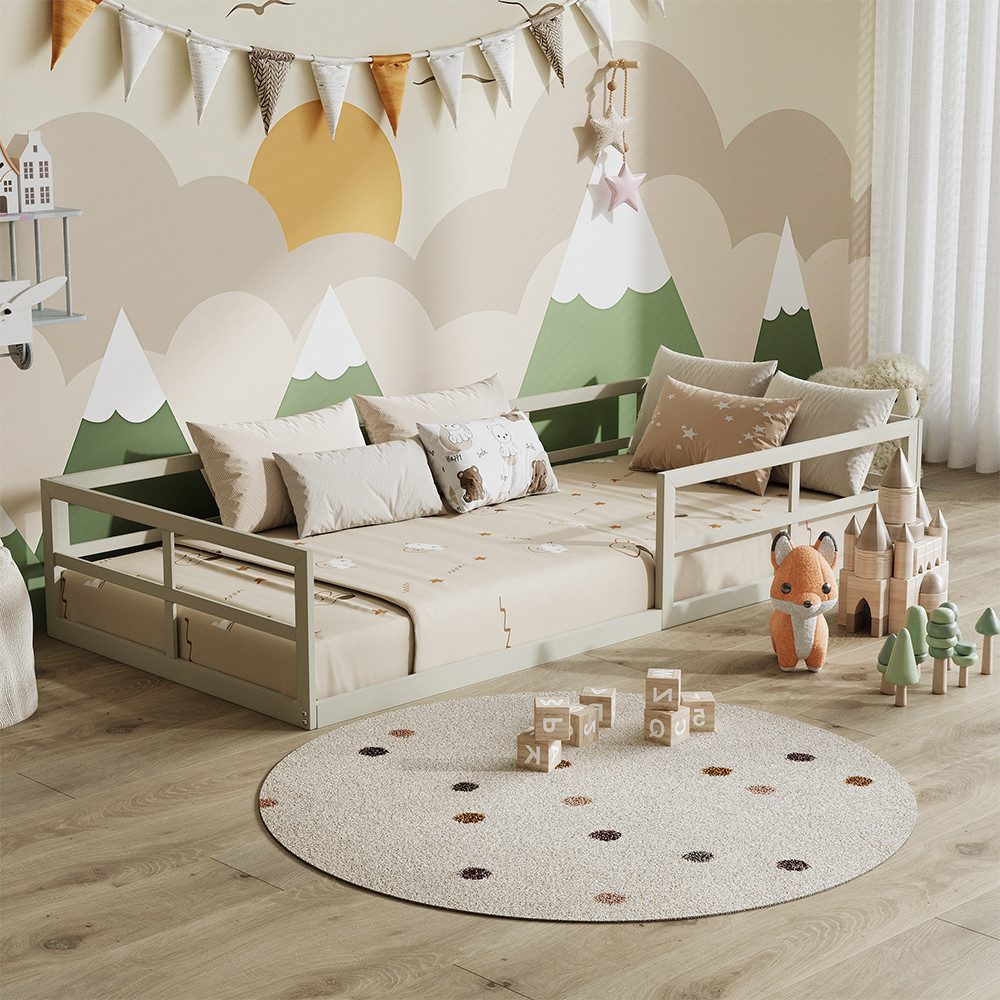 VitaliSpa® Kinderbett Minno, Greige, 205 x günstig online kaufen