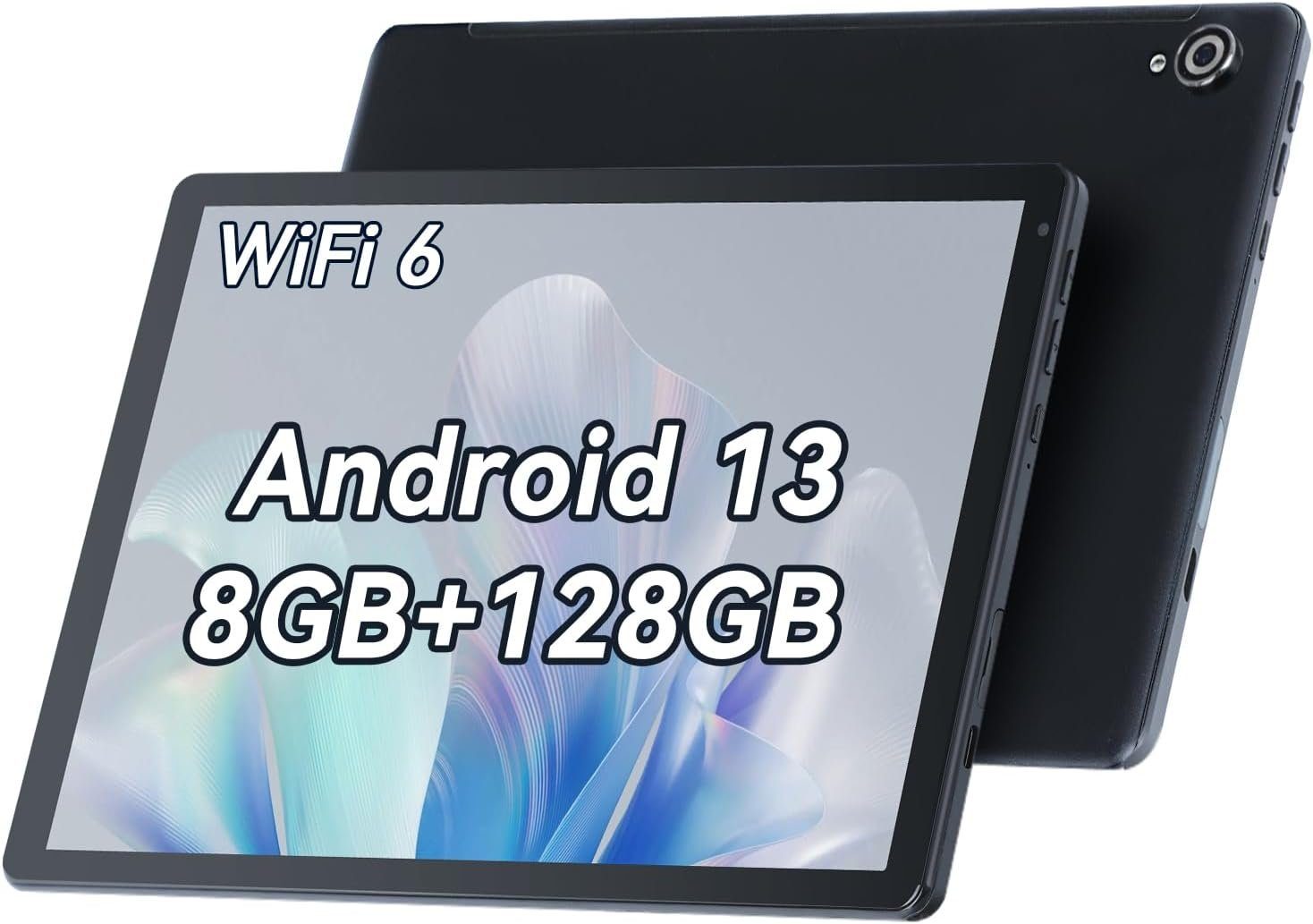 Lville Tablet (10", 128 GB, Android 13, 2.4G+5G, Tablet Octa-Core, 2.4G+5G  WiFi/Bluetooth 5.0 8GB RAM 1280x800 HD IPS)