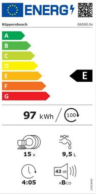 Küppersbusch vollintegrierbarer Geschirrspüler, G6500.0V