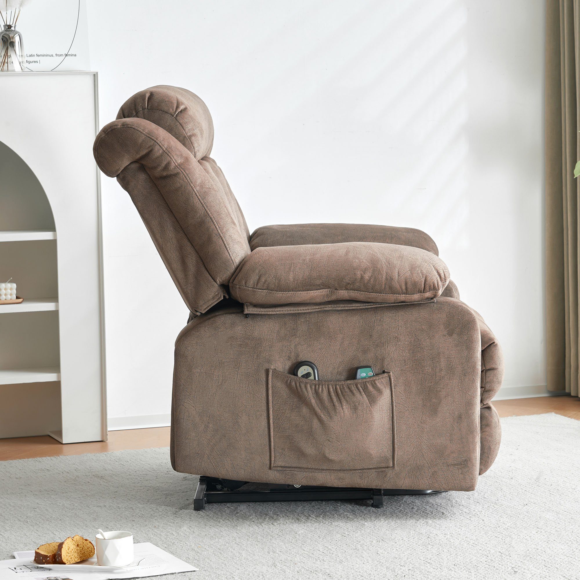 Gotagee Massagesessel Elektrisch mit Massagestuhl Stuhl Relaxsessel TV-Sessel Aufstehhilfe