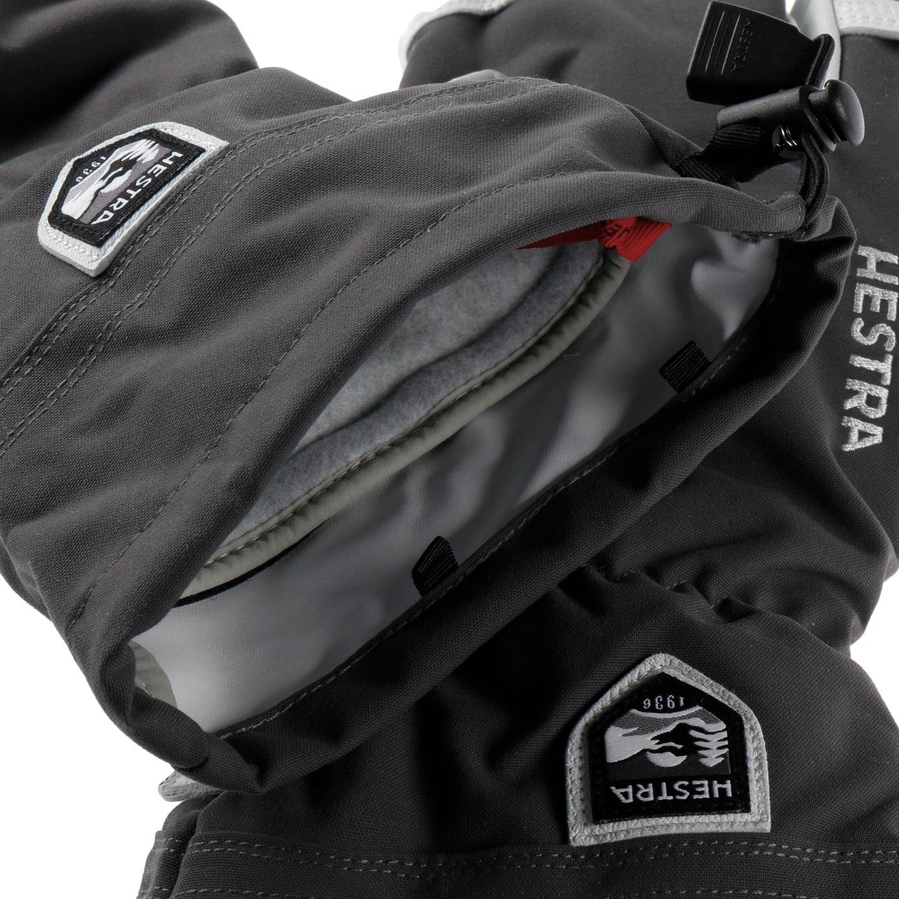 Hestra Skihandschuhe (1-St) Lederhandschuhe mit Futter
