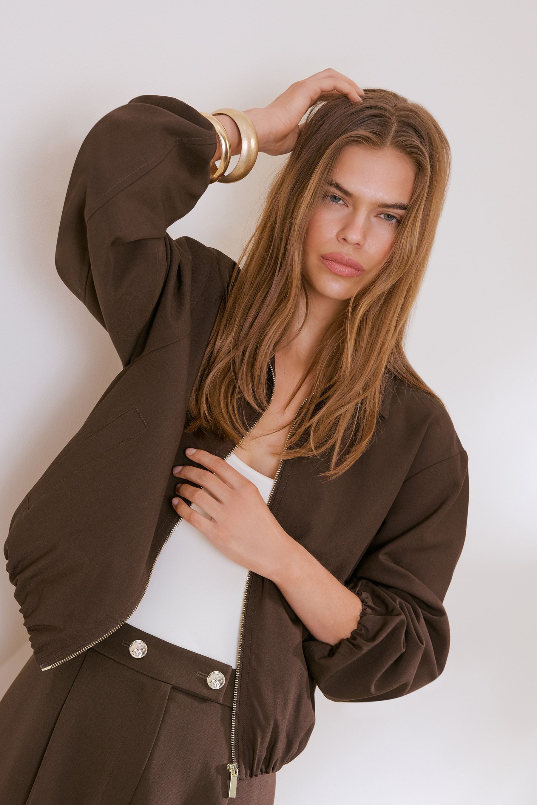 Friends Like These Bomberjacke Friends Like These Bomberjacke mit Ballonsaum (1-St)