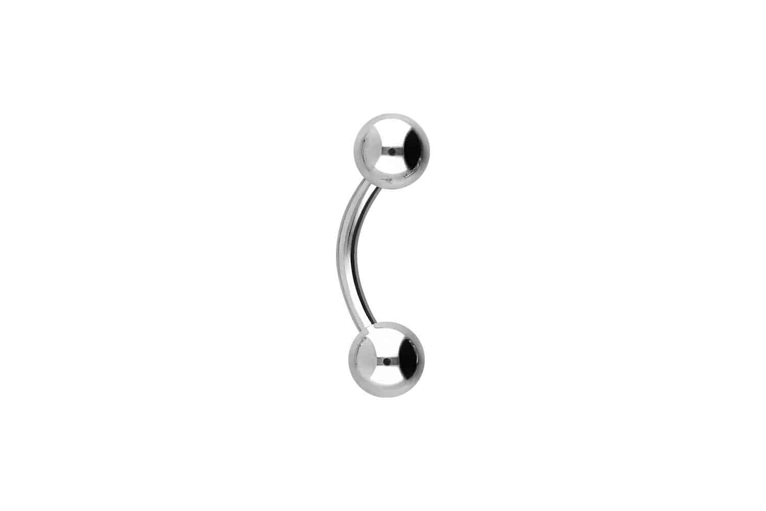 PIERCINGLINE Bauchnabelpiercing Chirurgenstahl Banane (Bananen, 1-tlg)
