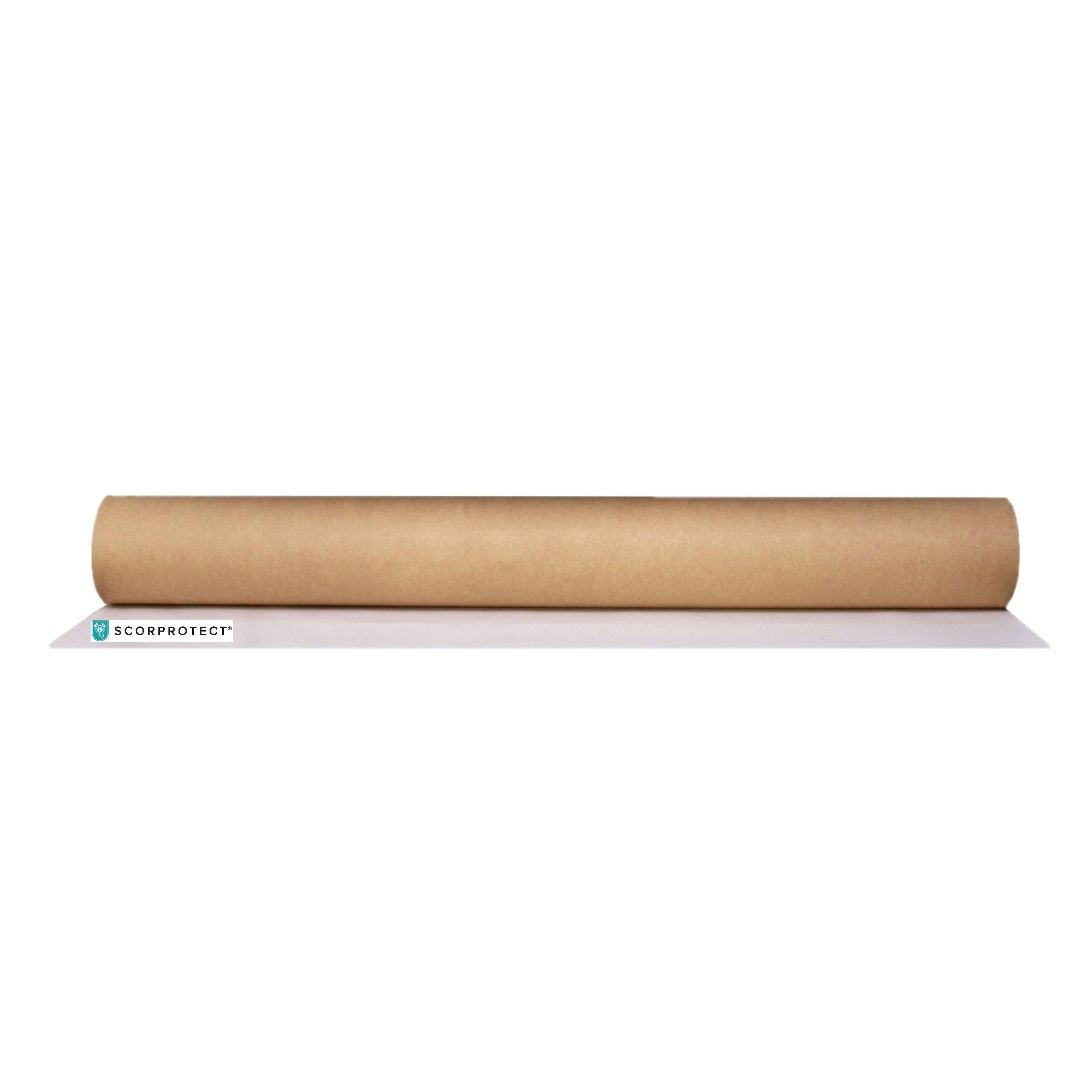 Scorprotect® Ladekantenschutz Ökopap Abdeckpappe 50 qm Rolle braun/weiß 200 gr./m² umweltfreundlich