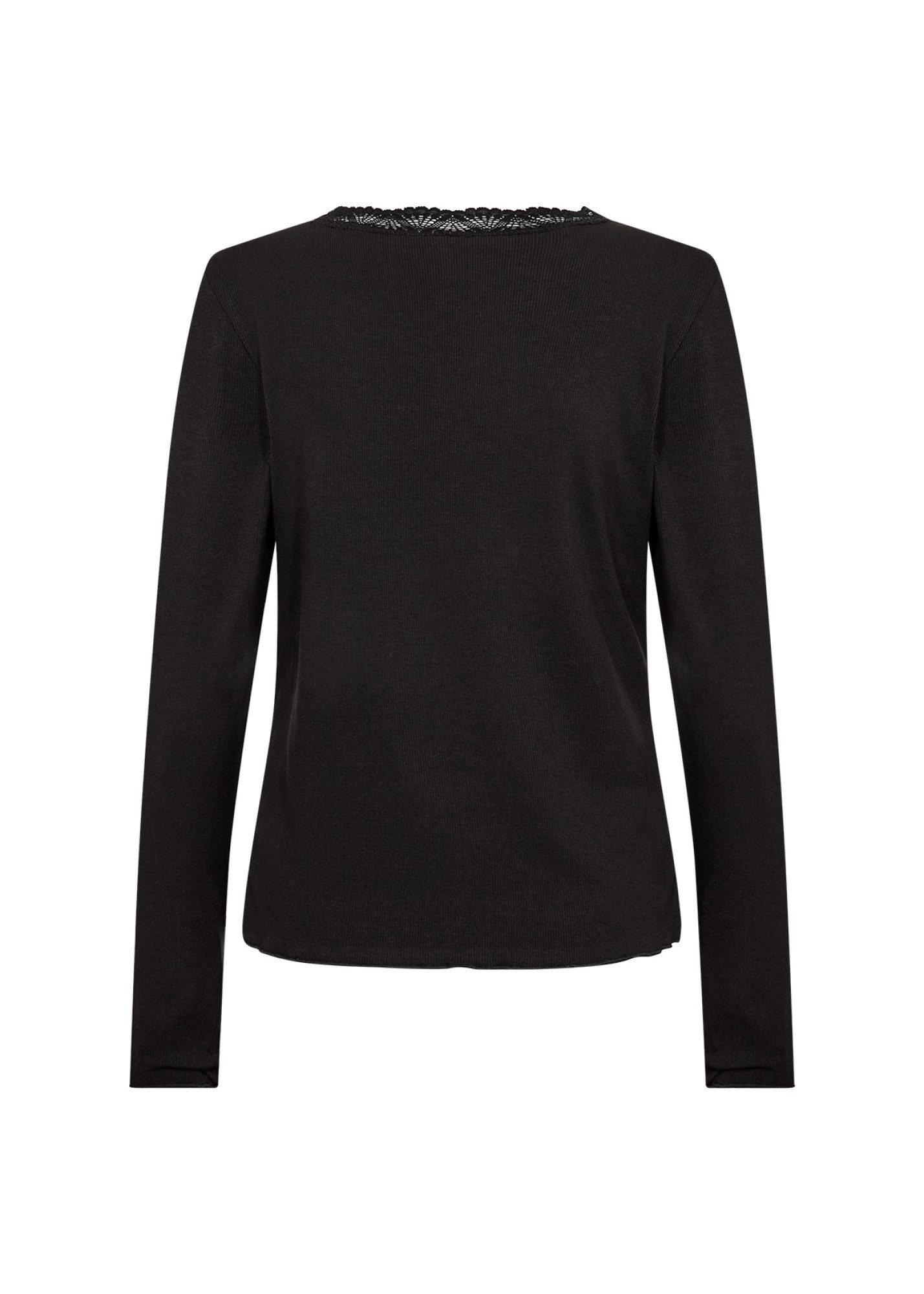 soyaconcept Langarmshirt SC-CHANILLA 5 Baumwollmischung, Spitze – Bild 5 von 5