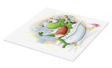 Posterlounge Forex-Bild Tooshtoosh, Drachen in der Badewanne, Babyzimmer Kindermotive