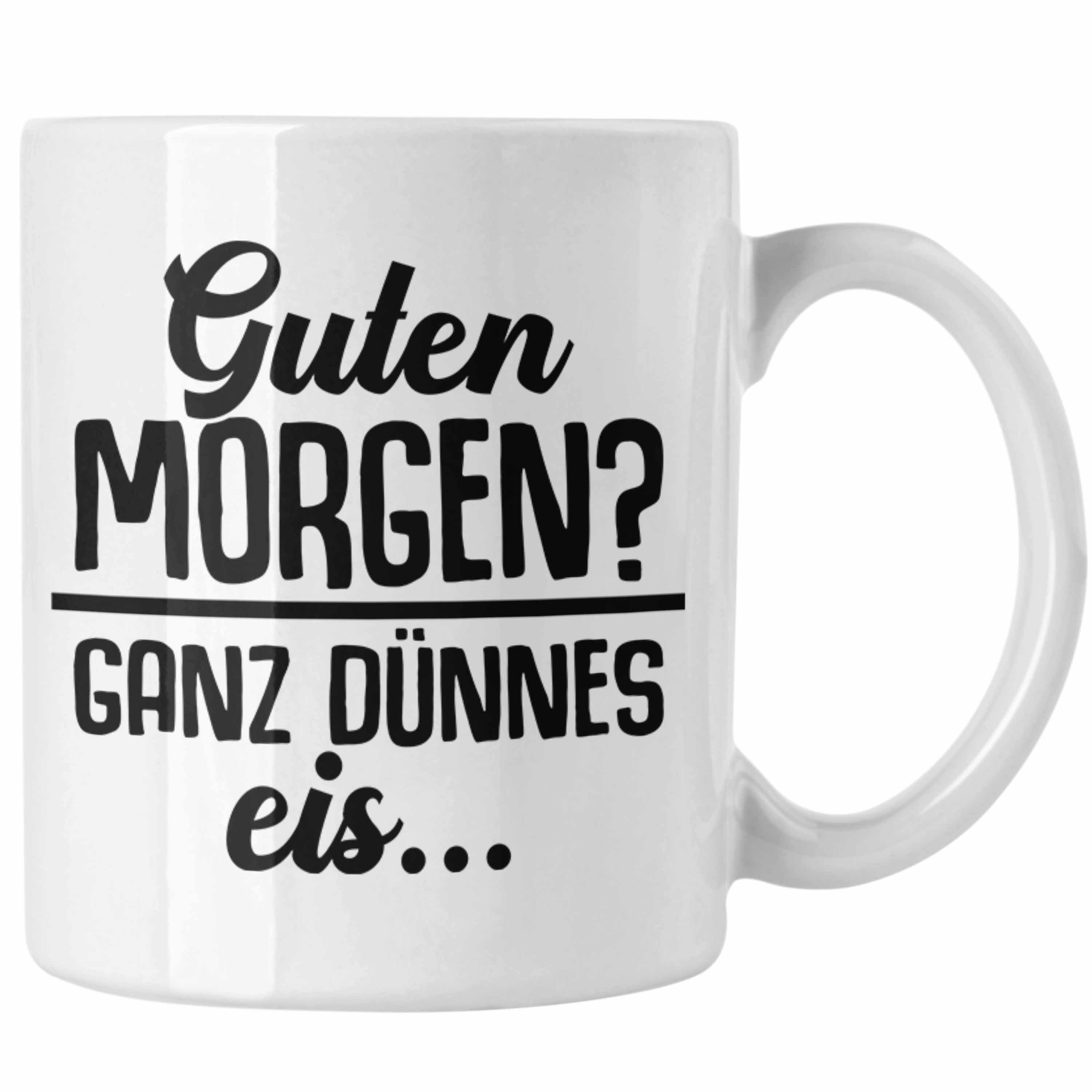 Lehrer - Weiss Dünnes Ganz Trendation Tasse Geschenk Tasse Trendation Eis Guten Morgen?