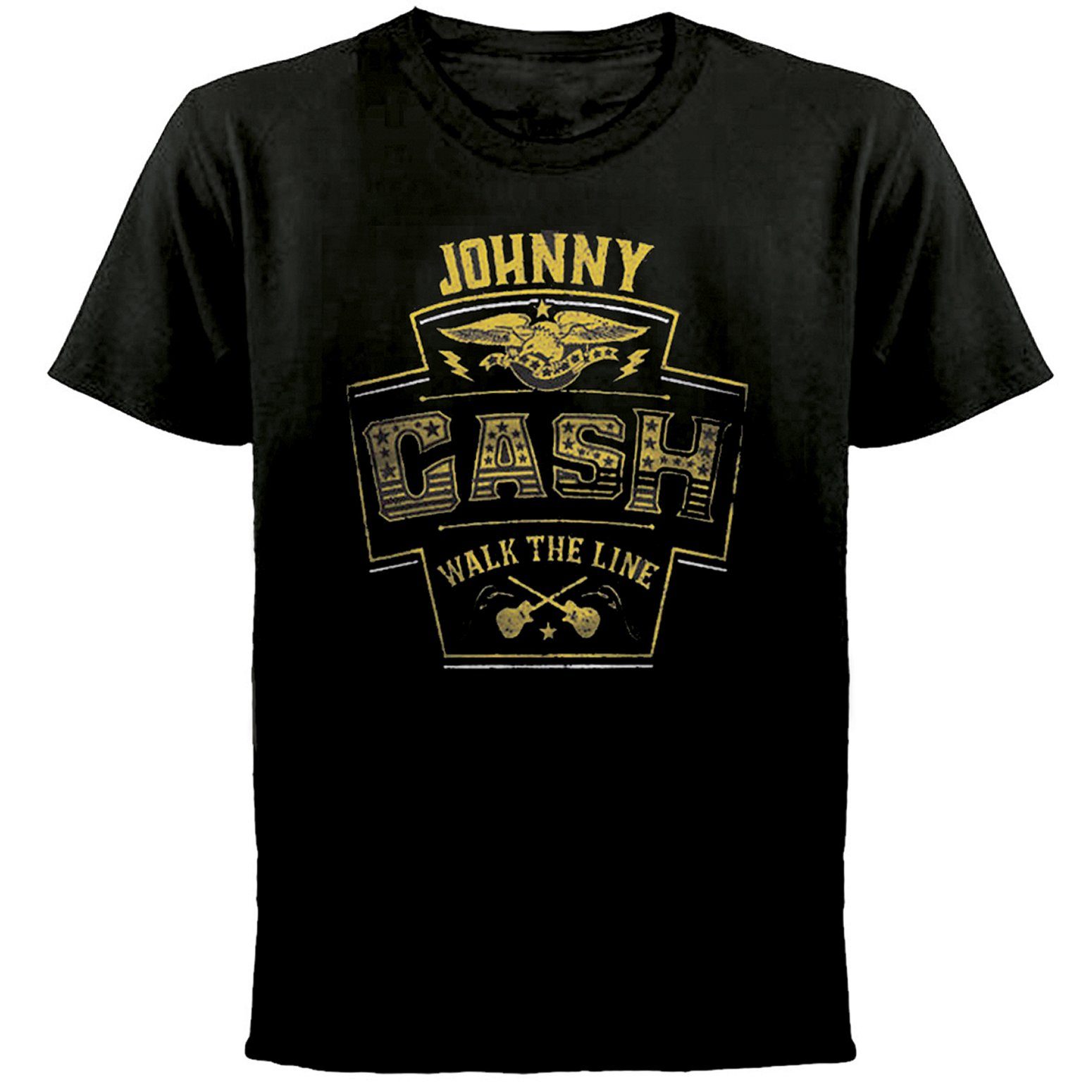 Close Up T-Shirt Johnny Cash TShirt Walk The Line S