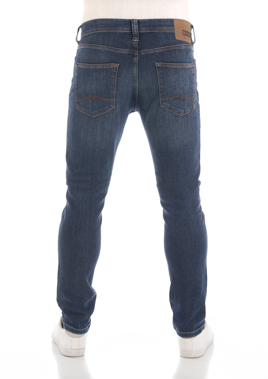 DENIM Herren MUSTANG mit (5000-883) Hose BLUE Vegas Slim Denim Slim-fit-Jeans Stretch Jeanshose Fit