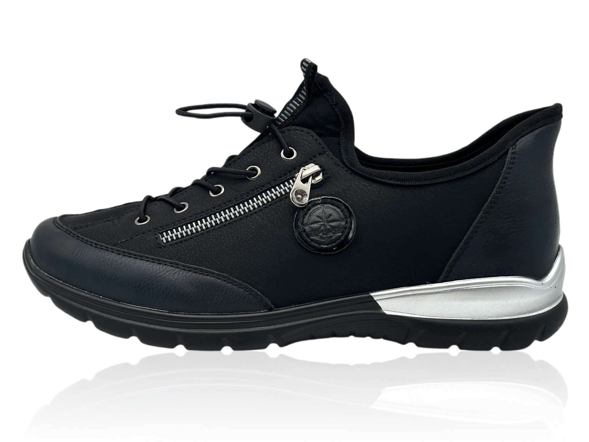 Nowaland Damen Komfort Halbschuhe Low-Top Sneaker besonders leicht mit flexibler Komfortsohle
