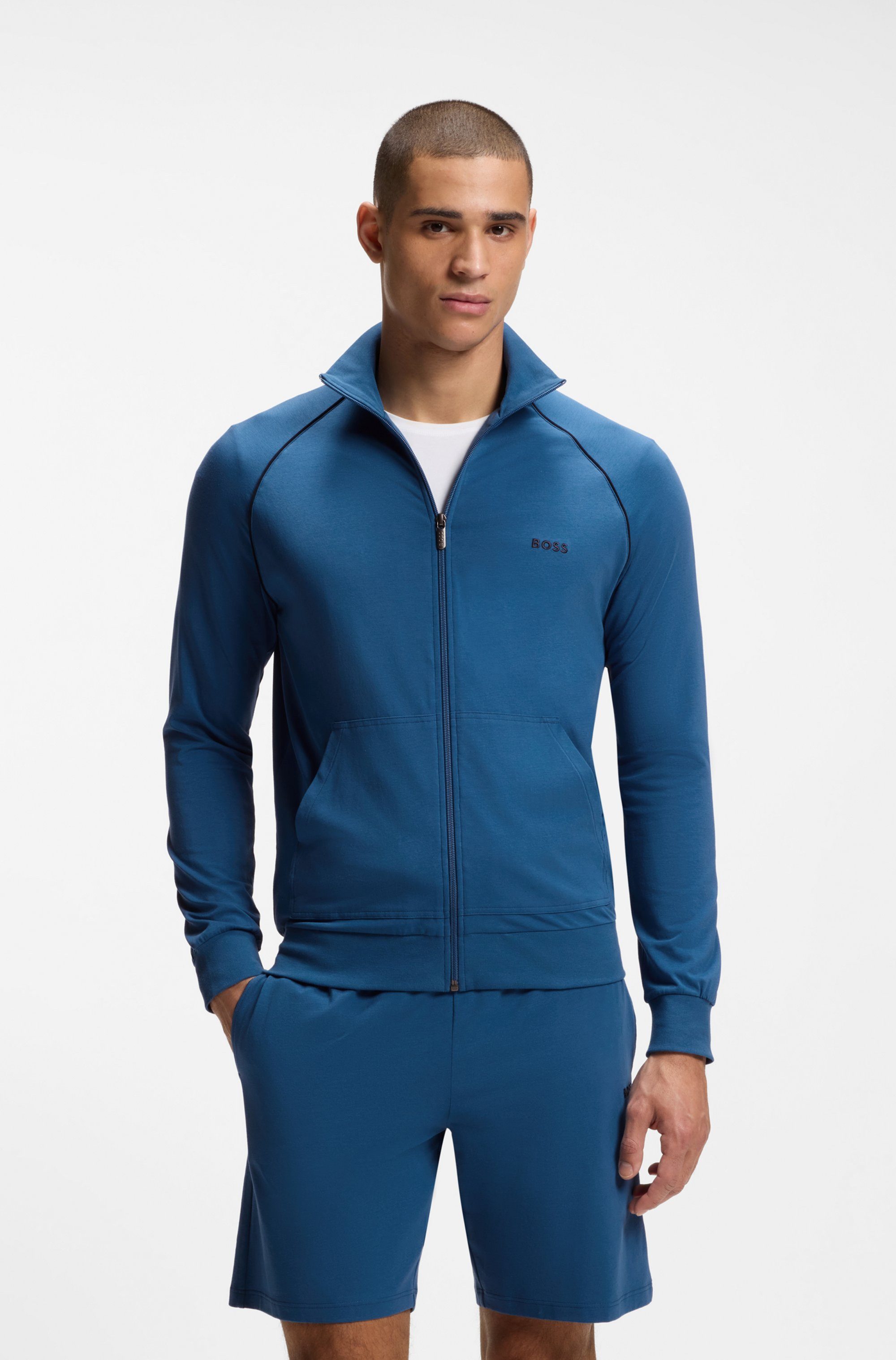 BOSS Sweatjacke Mix&Match Jacket Z mit Kängurutasche günstig online kaufen
