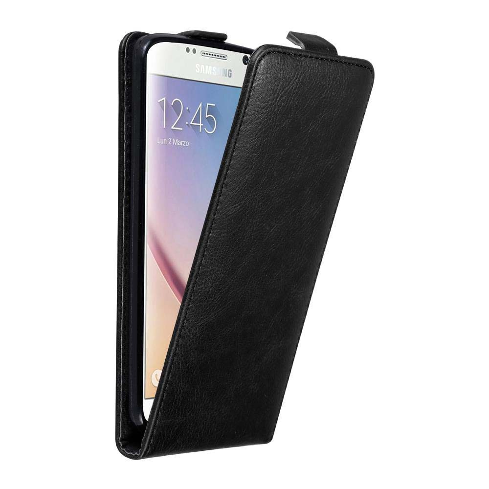 Cadorabo Handyhülle für Samsung Galaxy S6 Hülle Samsung Galaxy S6, Handy Schutzhülle, Klappbare Hülle, Kunstleder mit Magnetverschluss