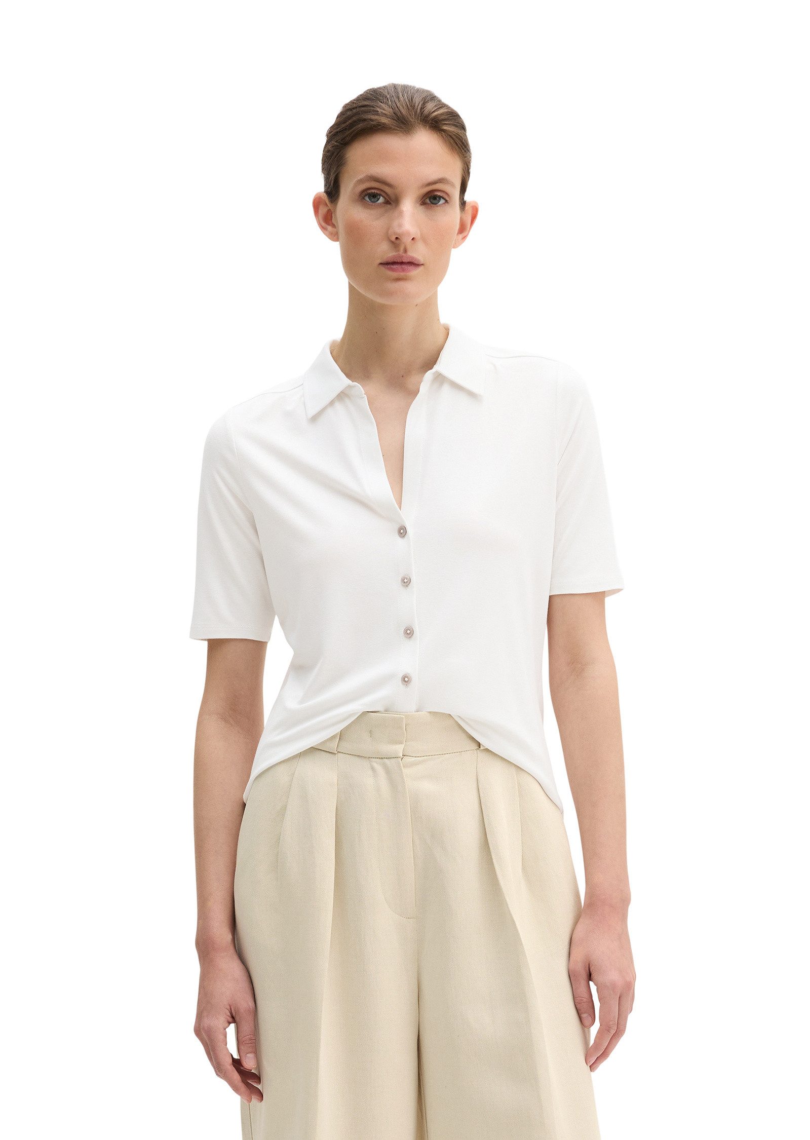 Marc O'Polo Kurzarmshirt aus LENZING™ ECOVERO™ günstig online kaufen