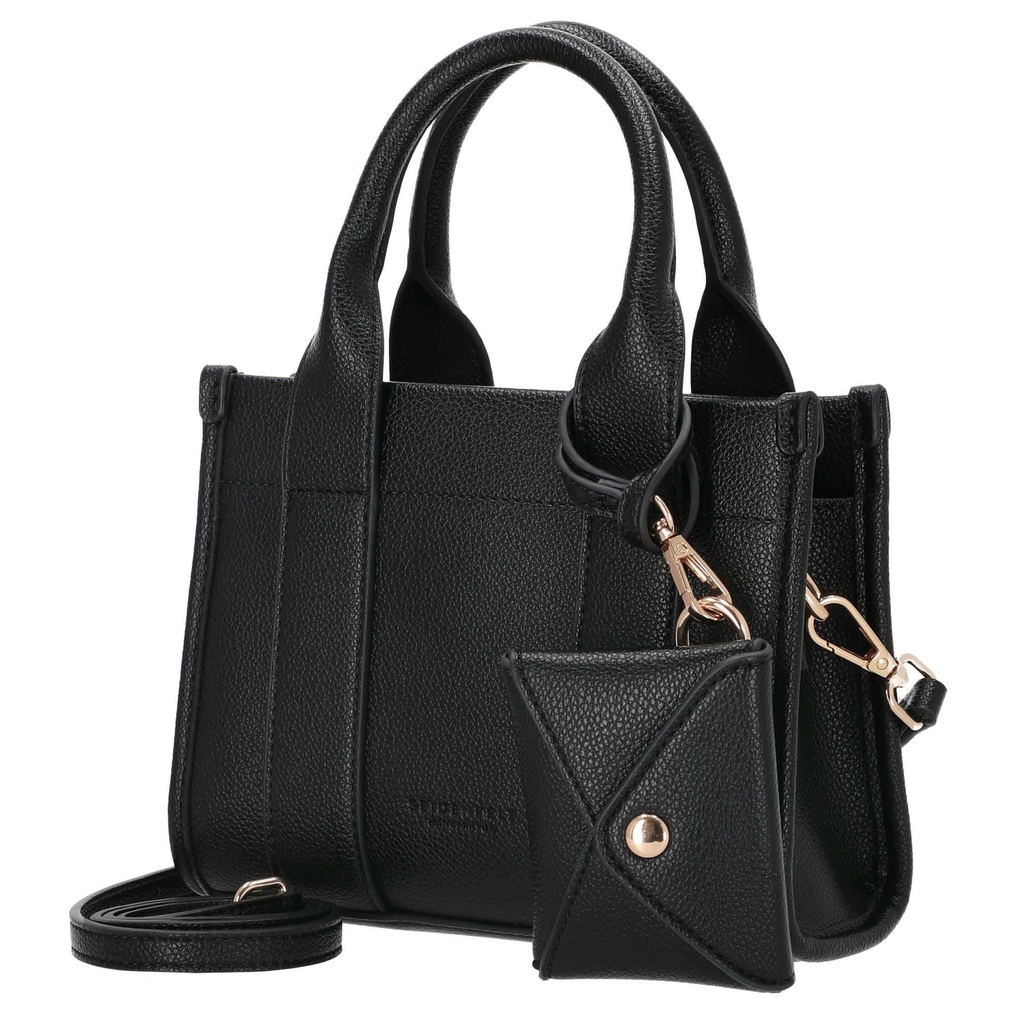 Seidenfelt Manufaktur Handtasche Meloy Mini Tote - Henkeltasche 20 cm (blac günstig online kaufen