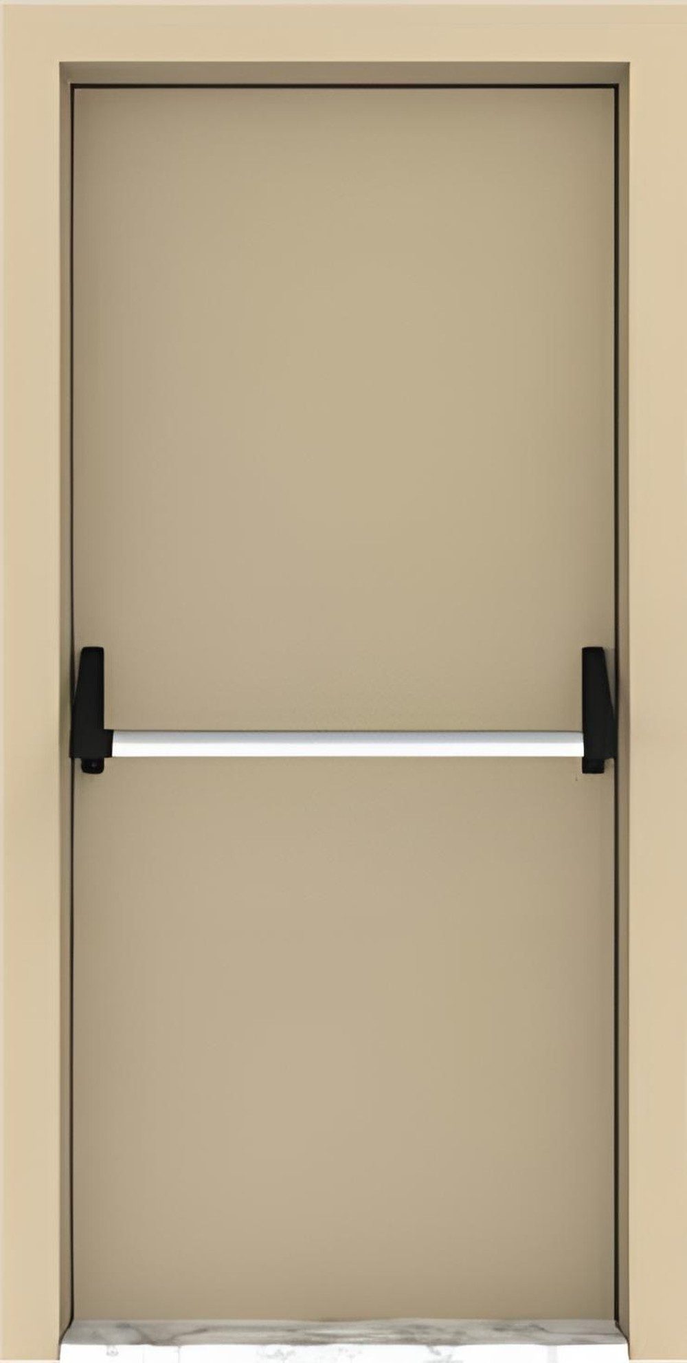 JVmoebel Brandschutztür Beige Brandschutztür Designer Notausgangstür Sicherheitstüren, Made in Europa