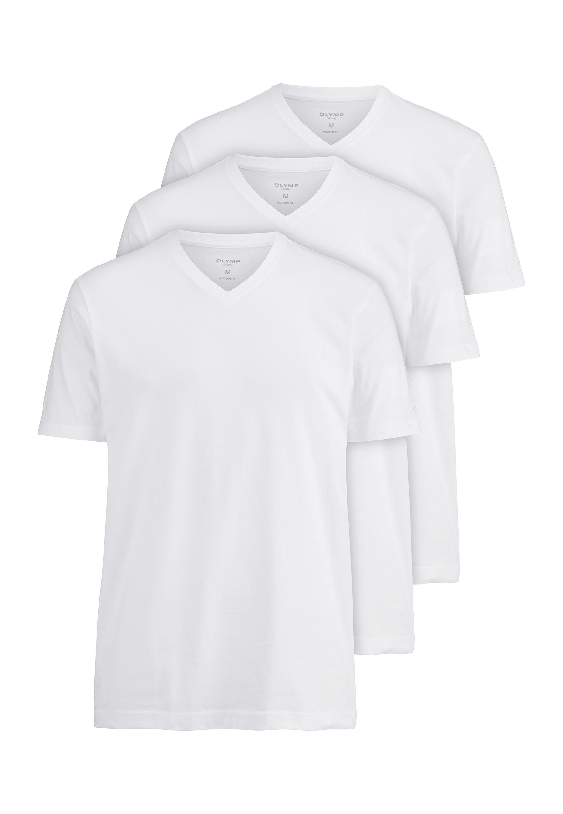 OLYMP T-Shirt OLYMP Unterzieh-T-Shirts (3er-Pack), modern fit günstig online kaufen