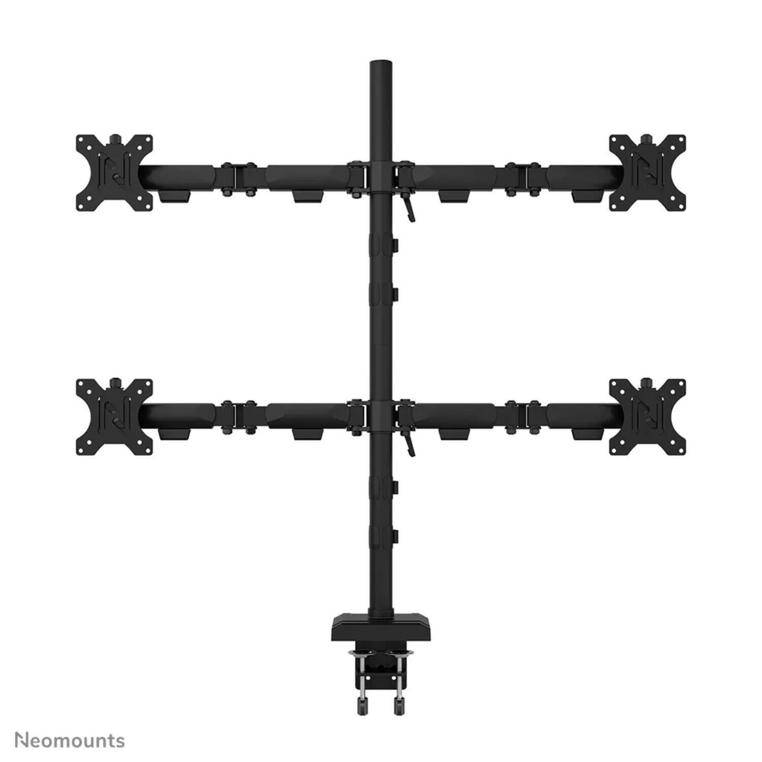 Neomounts by Newstar Wandhalterung Neomounts DS60-600BL2-2 Quadruple-Monitorarm für v