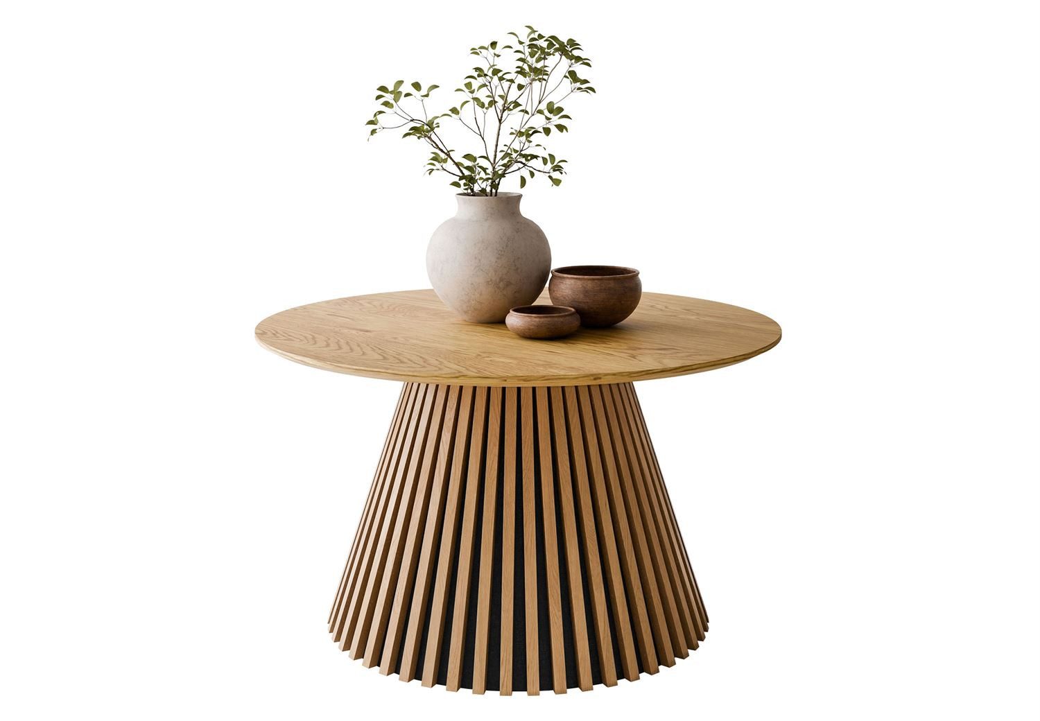 Lookway Couchtisch MISTY mit Lamellenbasis