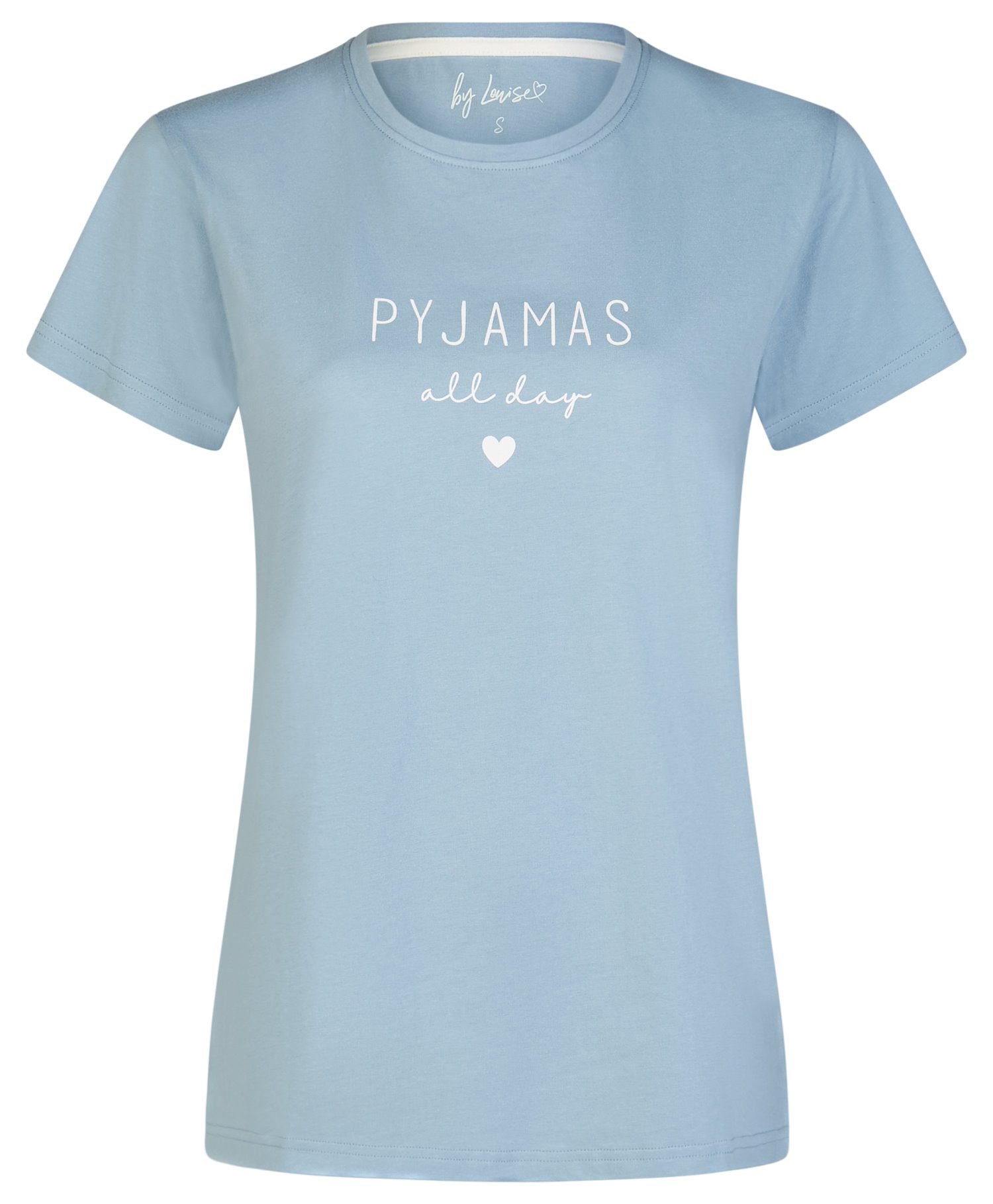 Pyjamaoberteil Damen Pyjamashirt mit kurzem Arm