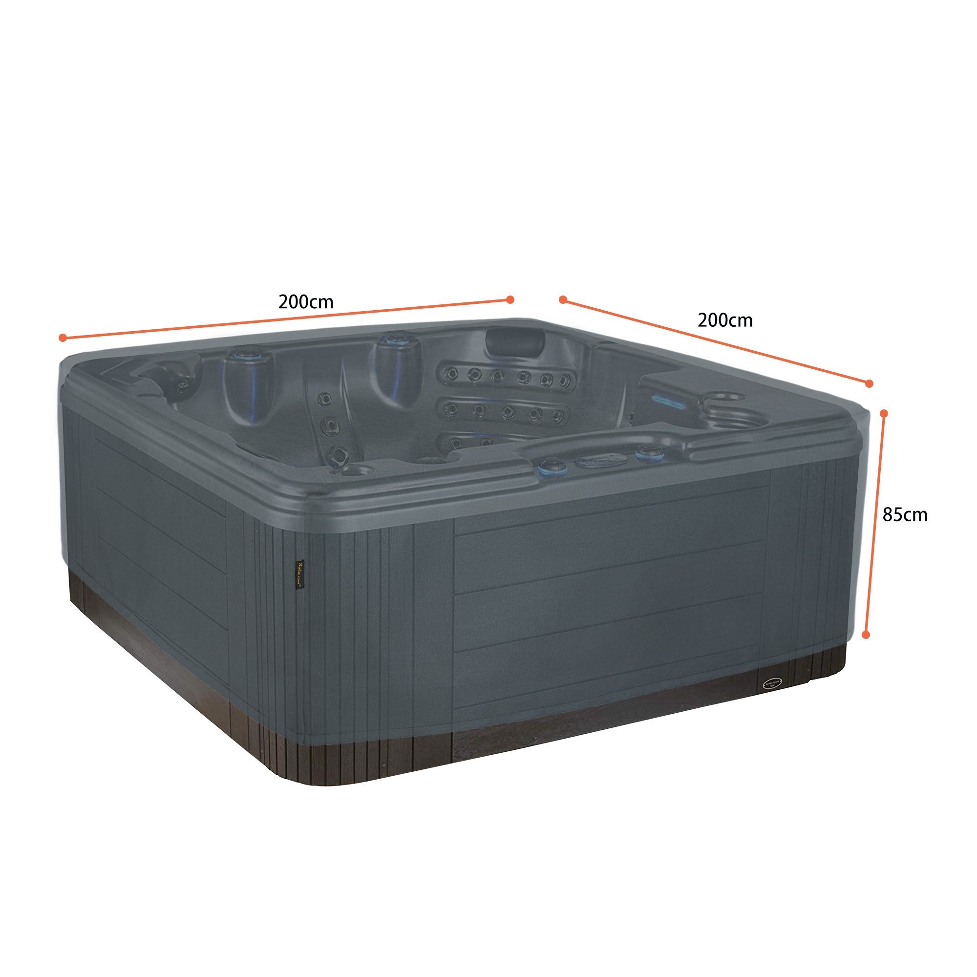Hentex Pool-Abdeckplane Outdoor Whirlpool Indoor Aussen Whirlpool Spa Hot T günstig online kaufen