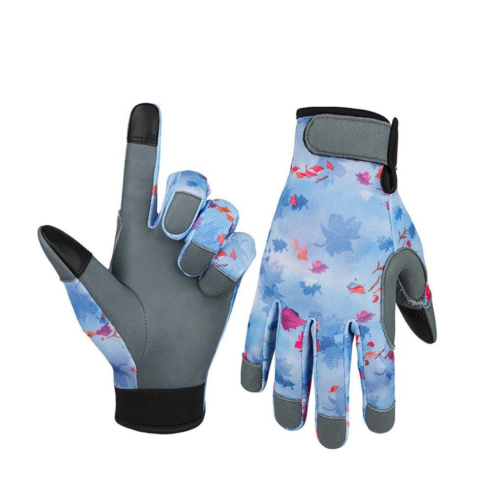 Fokelyi Gartenhandschuhe 1 Paar Schutzhandschuh blau Gartenhandschuhe