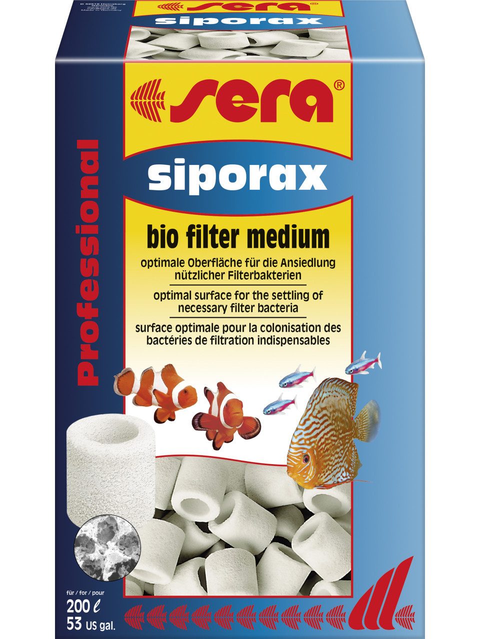 Sera Aquariumfilter Sera Aquariumfiltermedium siporax Professional