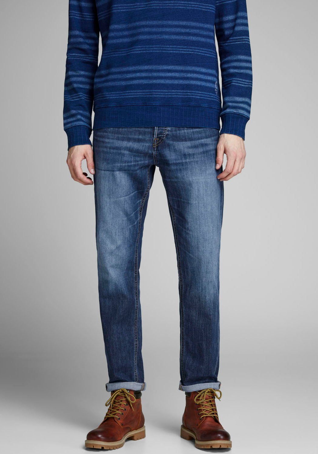 & Jack Comfort-fit-Jeans Jones MIKE blue