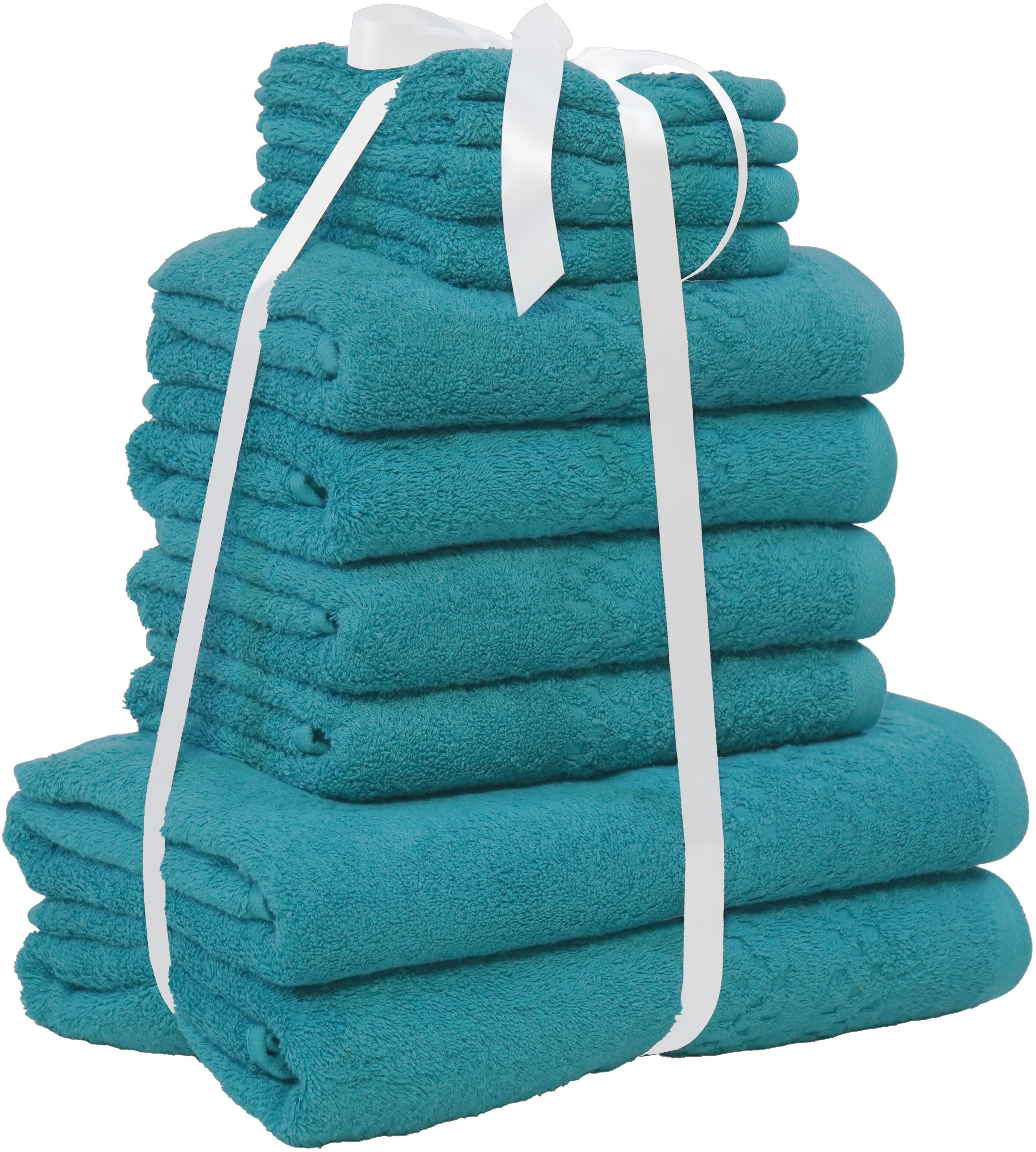 OTTO home Handtuch Set Regona, als 10 tlg Set und Serie, Premium Handtücher, 500 gr/m², Frottier (Set, 10-St), Duschtücher, Handtücher, Gästetücher, Seiftücher, 5 Jahre Garantie
