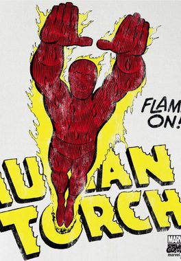 LOGOSHIRT T-Shirt Human Torch - Marvel mit coolem Print