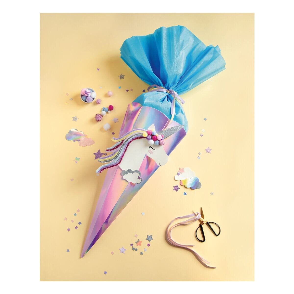 Folia Schultüte, 5x Rohlinge 68 cm