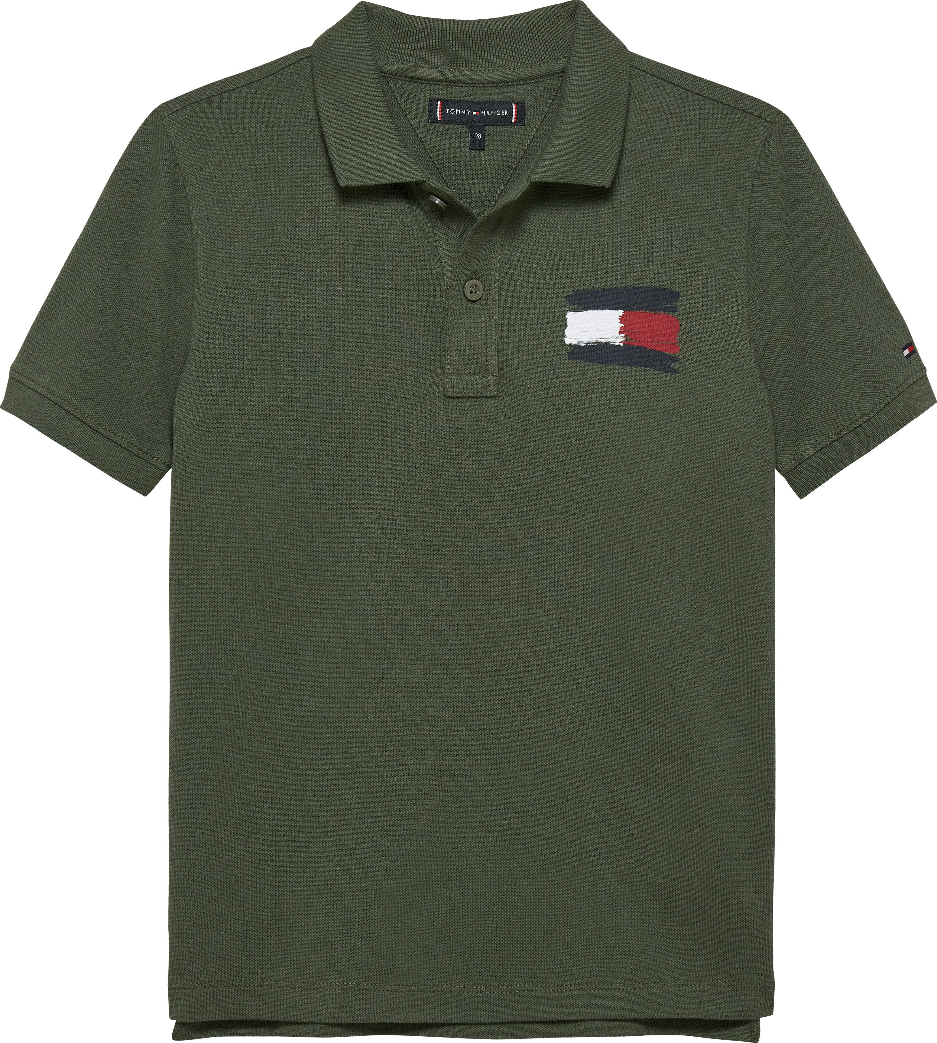 Poloshirt TOMMY FLAG POLO SS
