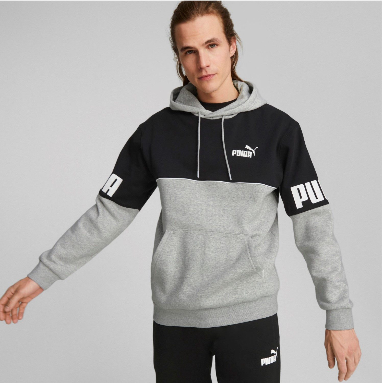 PUMA 2-in-1-Pullover Hoodie Pullover Colorblock