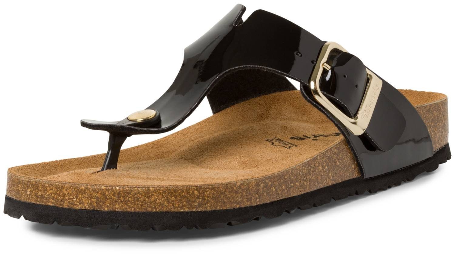 Tamaris Tamaris 27522/42 Black Patent Zehentrenner günstig online kaufen
