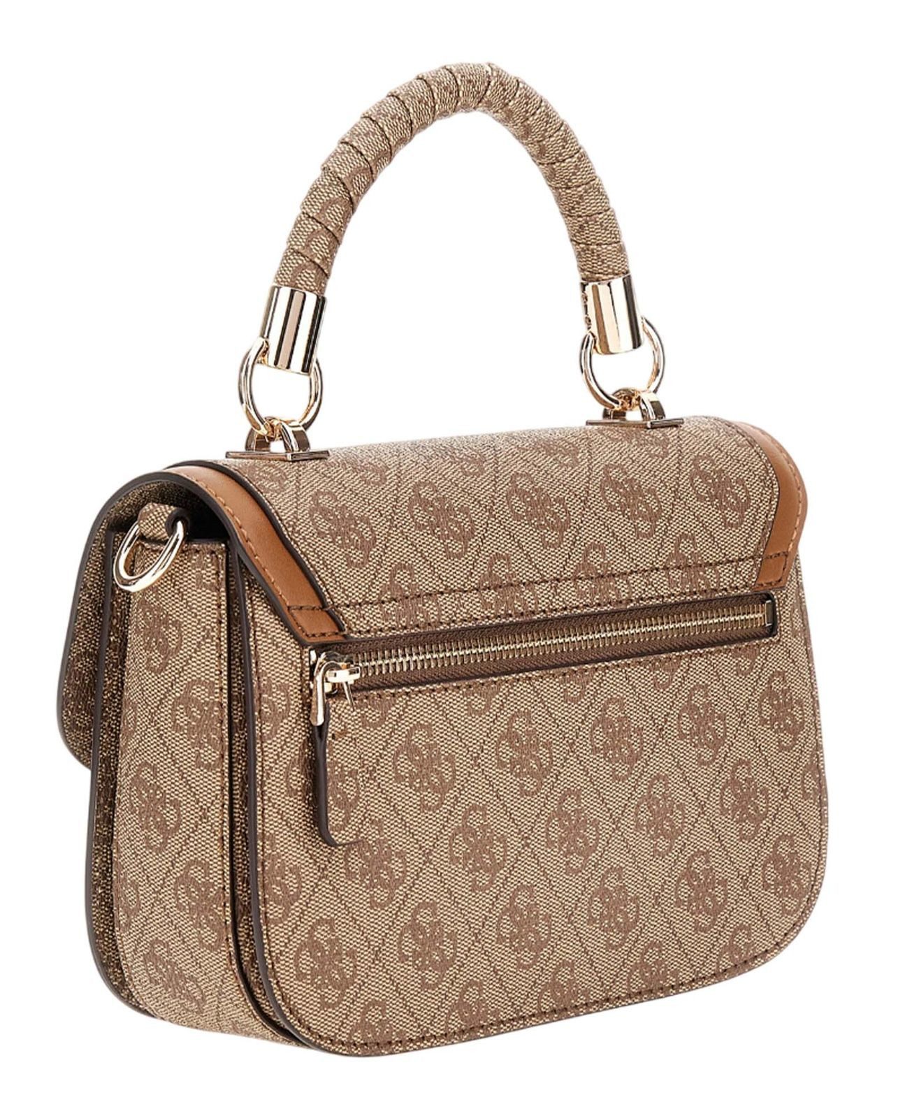 Guess Schultertasche Logo Top Handle Flap günstig online kaufen