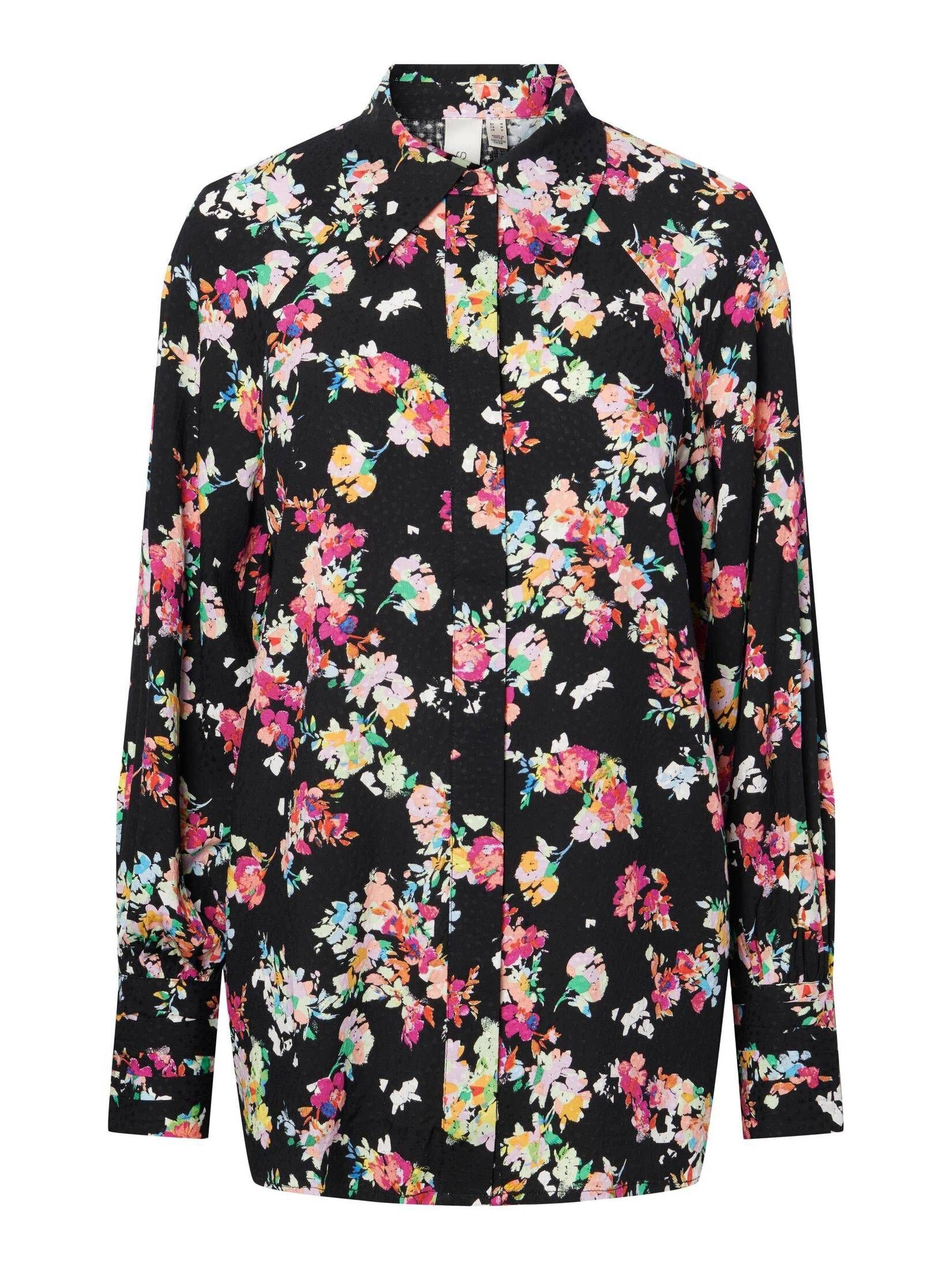 Klassische Bluse Damen Hemdbluse YASALOMA