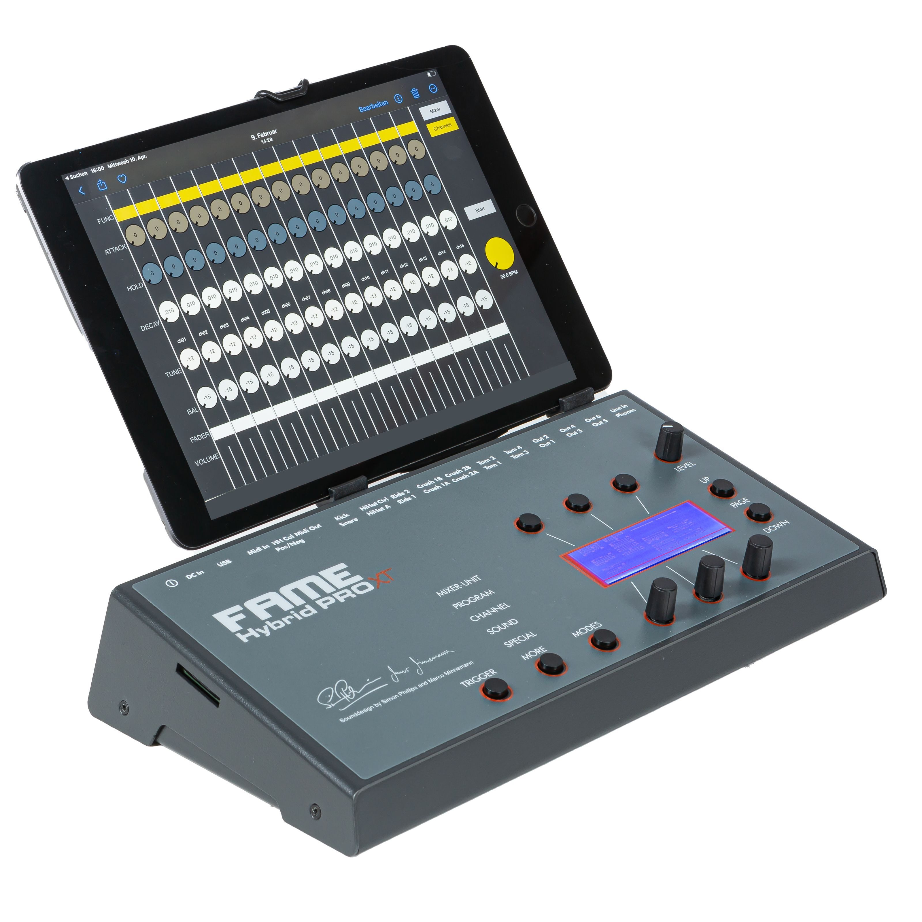 FAME E-Drum, E-Drums, Module & Software, Hybrid Pro XT E-Drum Modul - E-Drum Zubehör