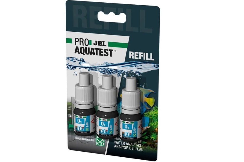 Aquarium-Wassertest JBL PROAQUATEST O2 Sauerstoff Nachfüllset für JBL Testkoffer