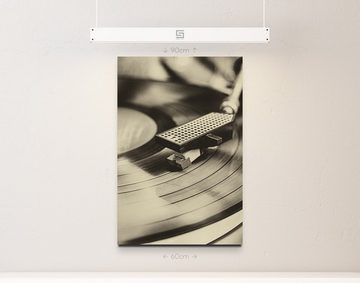 Sinus Art Leinwandbild Vinylrekorder  Retro - Leinwandbild