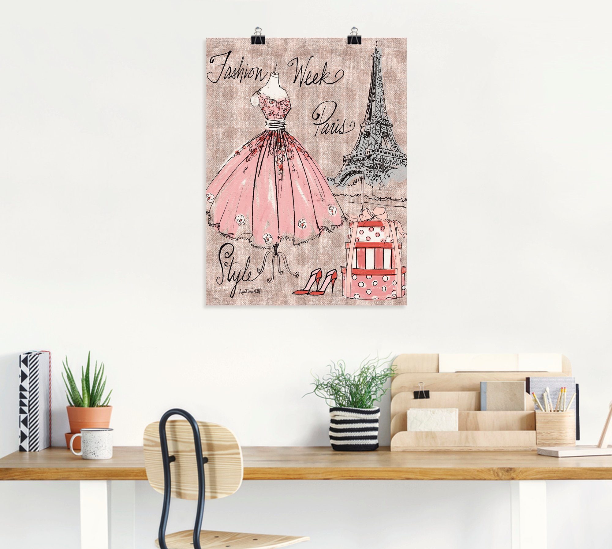 Artland Poster Fashion Week III, Mode (1 St), ohne Rahmen