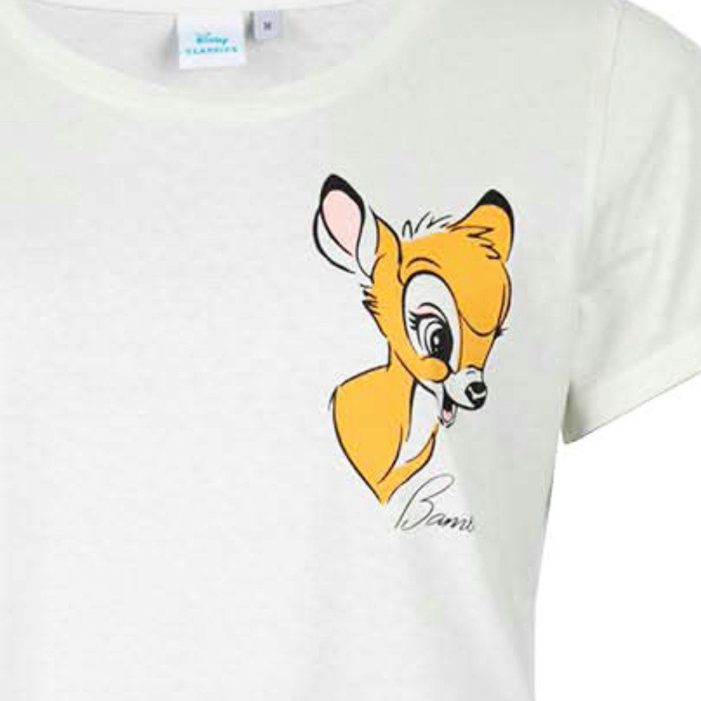 Disney Print-Shirt Disney Bambi Classic Damen kurzarm T-Shirt Shirt Gr. XS günstig online kaufen