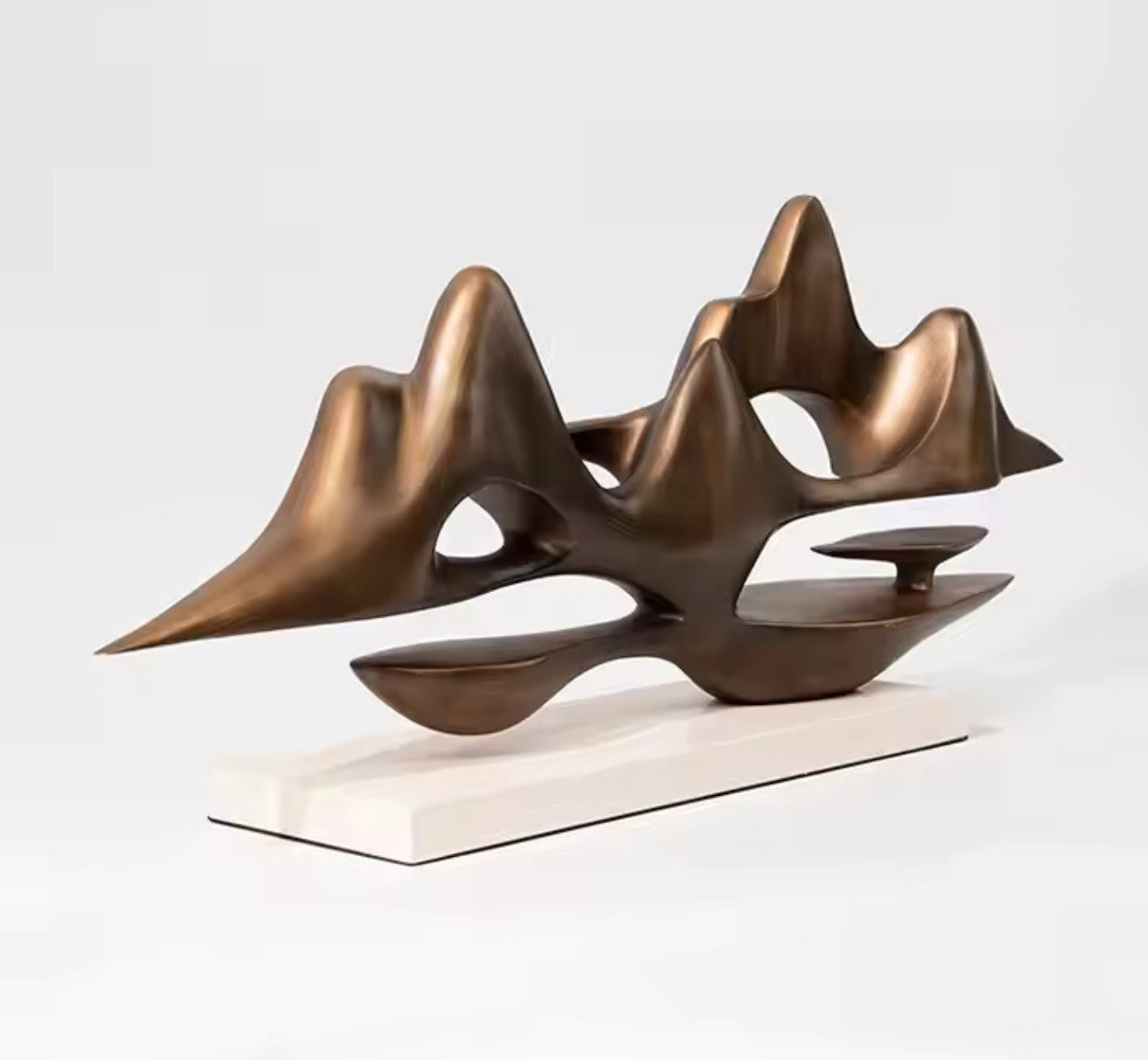Quality Elegance Dekoobjekt Moderne Luxus-Skulptur „Goldener günstig online kaufen