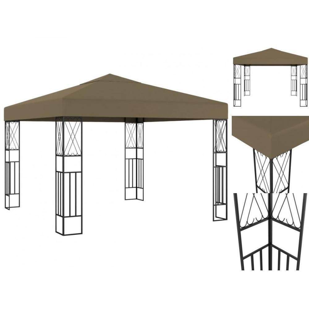 vidaXL Pavillon »Pavillon Gartenzelt 3x3 m Taupe Stoff« online kaufen