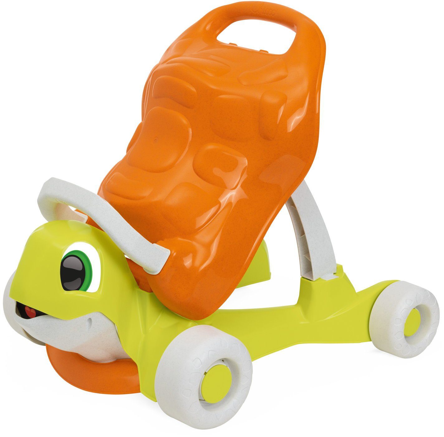 Chicco Lauflernhilfe Walk&Ride Turtle, teilweise aus recyceltem Material; Made in Europe | Lauflernwagen