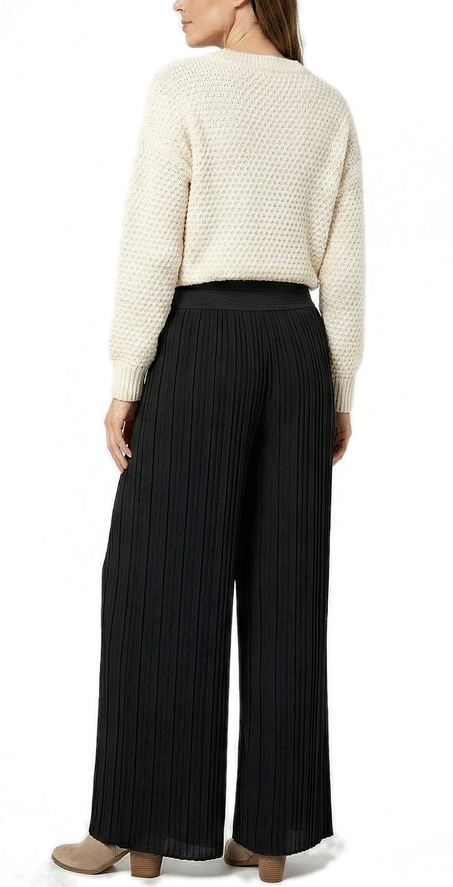 dy_mode Palazzohose Damen Palazzohose Weite Freizeithose mit Gummibund Unif günstig online kaufen