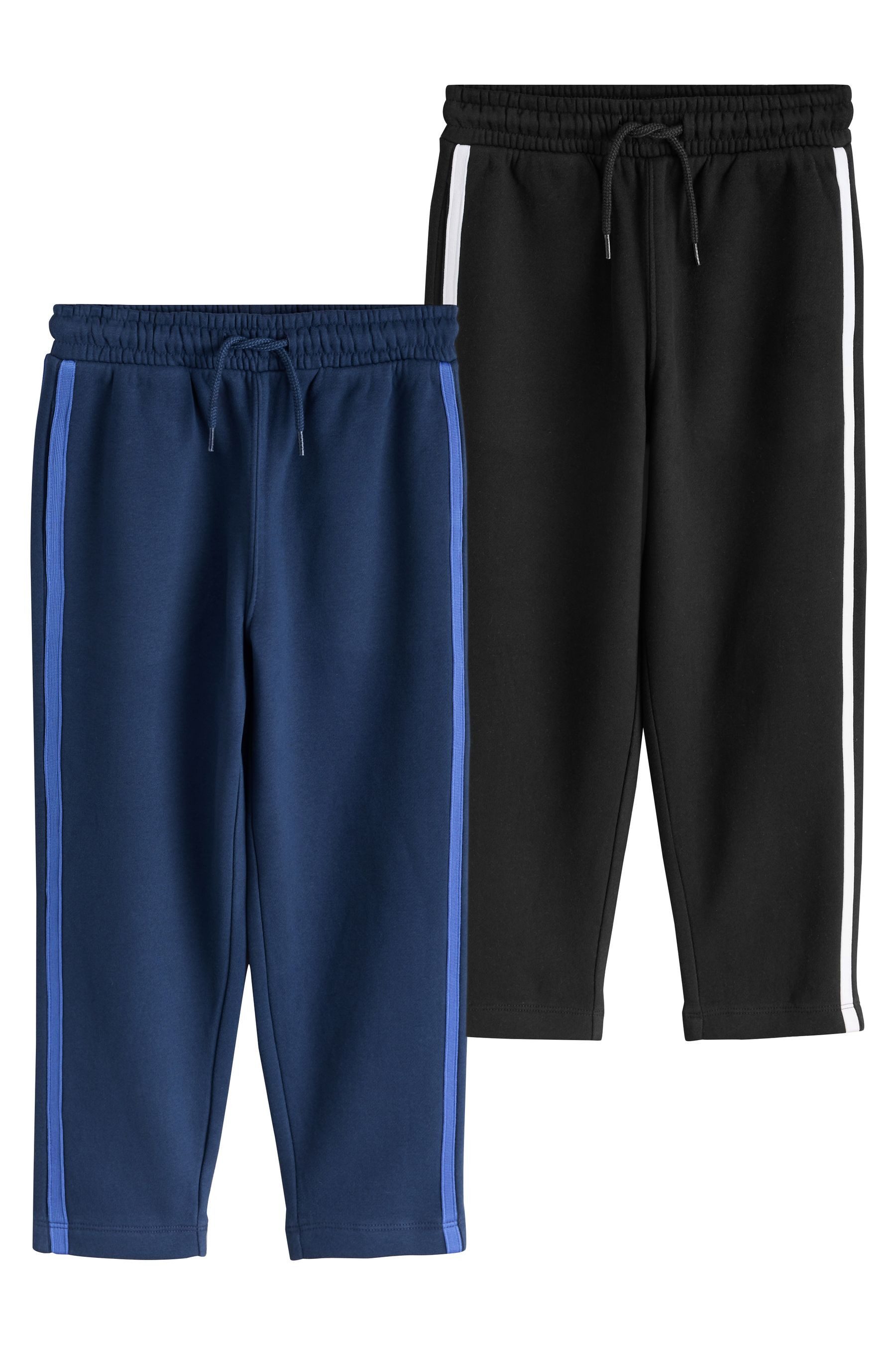 Next Jogginghose Schmal zulaufende Jogginghose Streifen, Regular (2-tlg)